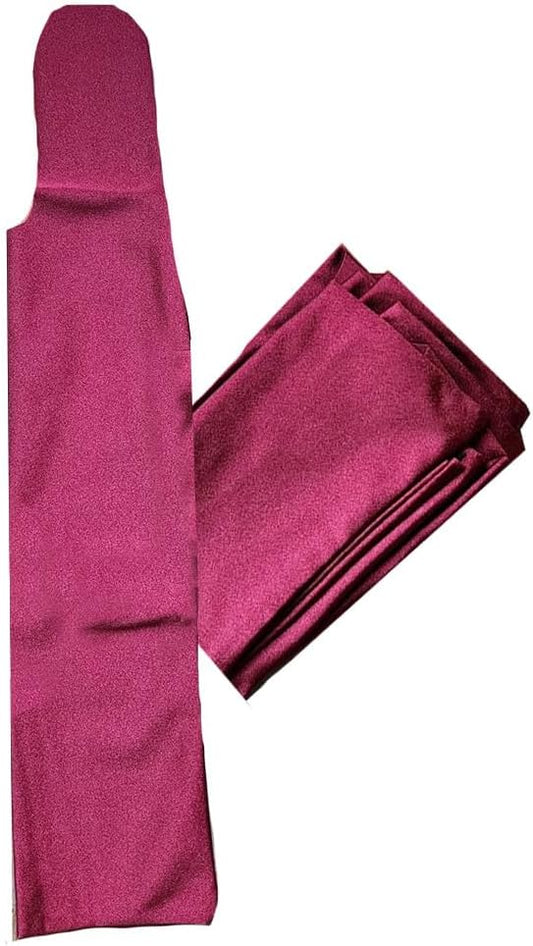 Ranch Hand Horse Mane Bags | 6 Pack | Horse Tack/Supplies | Protect Horse's Mane from Wind, Sun, Mud, Preventing Tangles, Rubbing Out, and Breakage | Handmade Mane Care Product (MAROON)