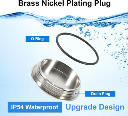 Automatic Stock Waterer for Horses,Cattle,Dog,Hog, Livestock, Heavy Duty Cast Iron,Extra Large Farm Animal Waterer Dispenser with Drainage Hole