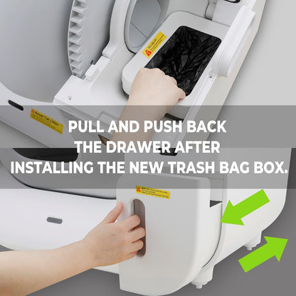 Furbulous Auto-Packing Litter Box Trash Box(for Furbulous True Odor-Free Self Cleaning & Packing Litter Box)