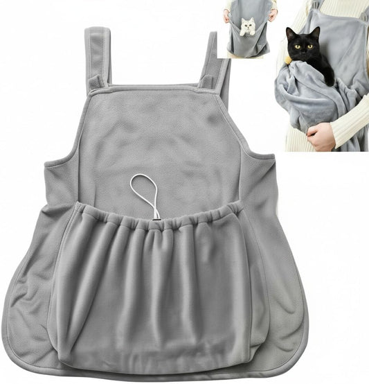 Cat Apron, Plush Pet Sleeping Bag for Napping, Kitten-Specific Soft-Sided Travel Sleeping Bag