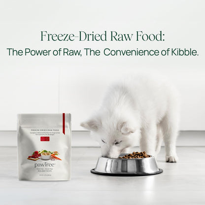 pawTree Bundle for Dogs & Cats – Freeze-Dried Raw Food (1.5 lbs, Chicken) & Gastro Pro Plus (30 ct)– Complete Nutrition & Digestive Support