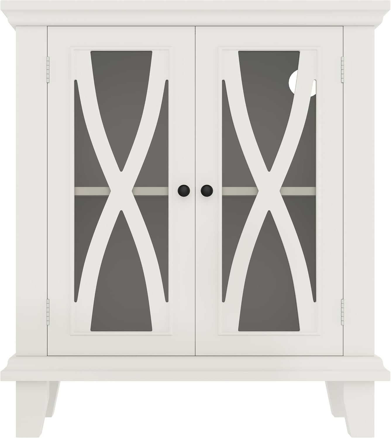 Merax 20 Gallon Fish Tank Stand with Power Outlets(4 AC 2 USB), Farmhouse Decorative Aquarium Stand Furniture with Adjustable Shelves, 10-20 Gallon Reptile Turtle Tank Stand with Cabinet Storage