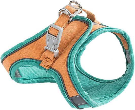 Kitten Harness Leash Set Adjustable Reflective Chest Strap Vest Outdoor Walking Cat Control Rope Small Size for Cats and Kittens