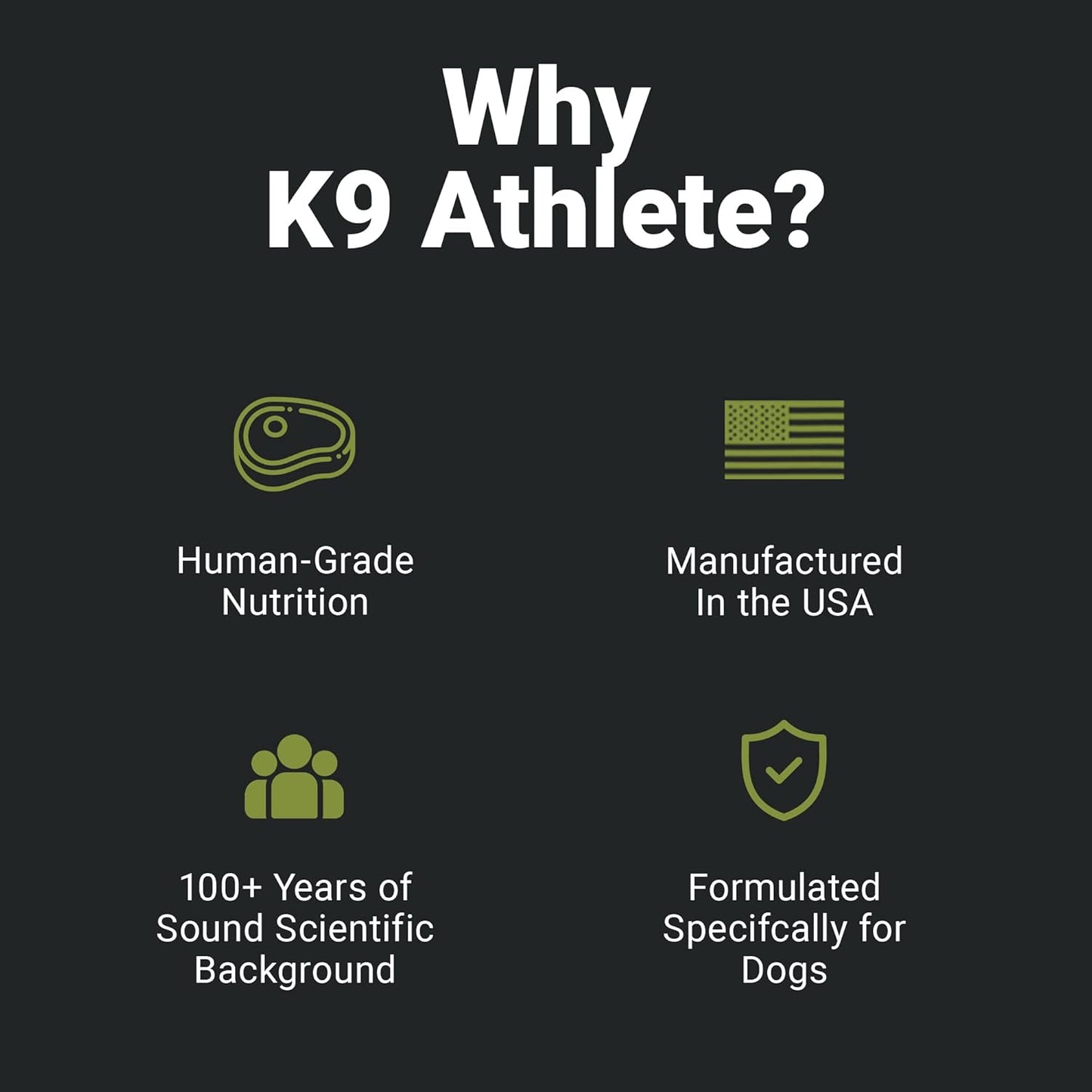 K9 Athlete - New Dog | Daily Multivitamin & Glucosamine Joint Supplement for Dogs - Pet Immunity for Puppy & Senior Canine - Vitamins Promote Pet Wellbeing with Calcium & Magnesium - 30-120 Day Supply