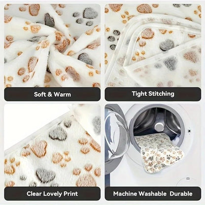 Dog Blankets Cat Pet Blankets Kit Fluffy Fleece Soft Throw Furniture Sofa Couch Bed Cover for Dog Puppy Cat All Pet 3pcs