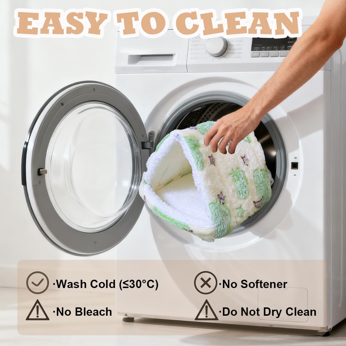 Meow&Woof 2 Pack Cozy Small Animal Beds with Hock, Winter Guinea Pig House, Hamster Sand Bath Container, Large Sandbox Toilet Gerbil Batheoom, Tiny Chinchilla Dust Bathtub Sand Bath Box for Hamster Ca