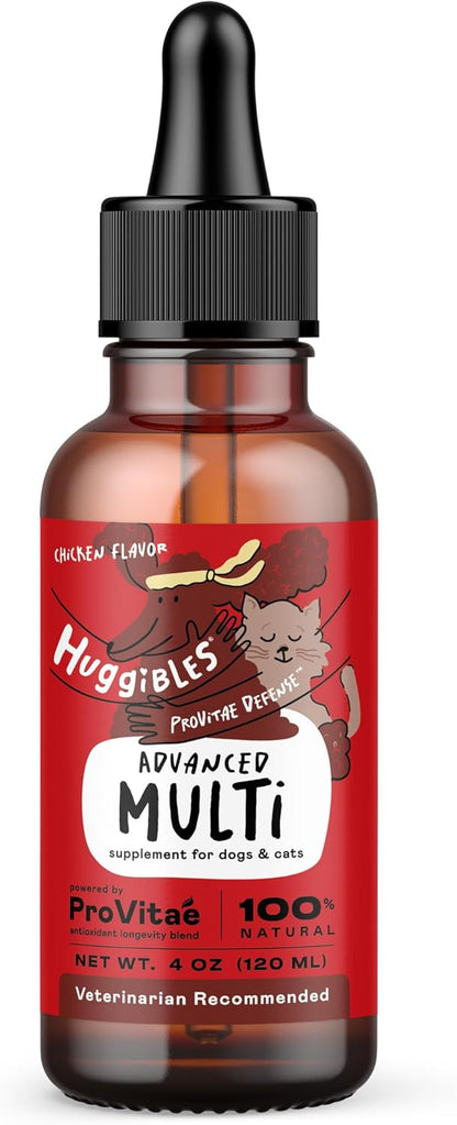 Advanced Multi Liquid Concentrate Vitamin for Dogs & Cats, 4oz