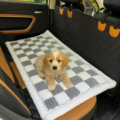 Pet Bed Mat (Grey and White)