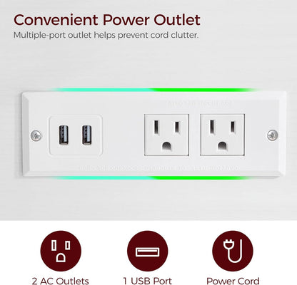 40-50 Gallon and 10-20 Gallon Fish Tank Stand Bundle, Wooden Aquarium Stand with 3-Tier Storage Shelves, Heavy Duty Turtle Reptile Terrarium Tank Stand for Home Office, FTWT60E01-FTWT7601