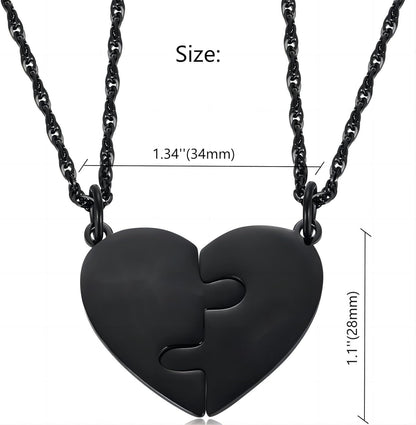 Ralukiia Best Friends Cat Dog Owner Friendship Love Necklace and Collar Charm Gift Set, Cat Dog BFF Necklace for 2, Pet Lover