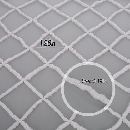 Dog Playpen Cover Net with Metal Fixing Buckle 6.7 * 6.7FT Prevent Small Dogs from Jumping Out of The Playpen (Cover Only)