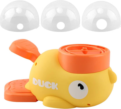 Interactive Treat Dispenser Toy for Dogs & Cats Duck-Shaped - Slow Feeder Food Puzzle with Adjustable Dispenser, IQ Training & Exercise Toy for Small/Medium Pets