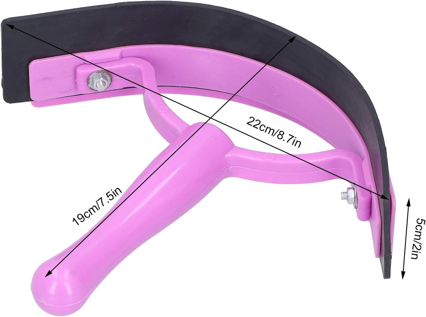 Horse Sweat Scraper, Ergonomic Grooming Tool with Soft Grip, Plastic and Rubber Construction for Equine Care