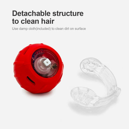 Interactive Cat Toys for Indoor Cats,The 3rd Generation Agile Moving Cat Ball with Elastic Mesh Tail,Automatic Kitten Toys for Bored Indoor Cats,Motion Activated(Silicone Ball)