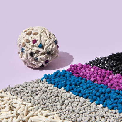 Michu Mixed Tofu Cat Litter, Heavy Duty Flushable Kitty Litter, 5.5Lb/88Oz (2 Pack, Original)