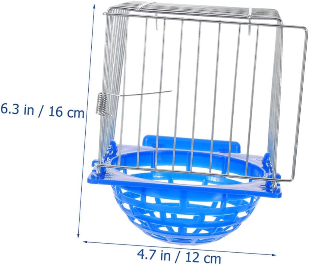 VICASKY 2pcs Lightweight Bird Hatching Nest Box for Cages Safe Parrot Breeding Container Convenient Nesting for Pigeons Canaries and Small Birds