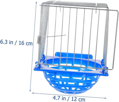 VICASKY 2pcs Lightweight Bird Hatching Nest Box for Cages Safe Parrot Breeding Container Convenient Nesting for Pigeons Canaries and Small Birds