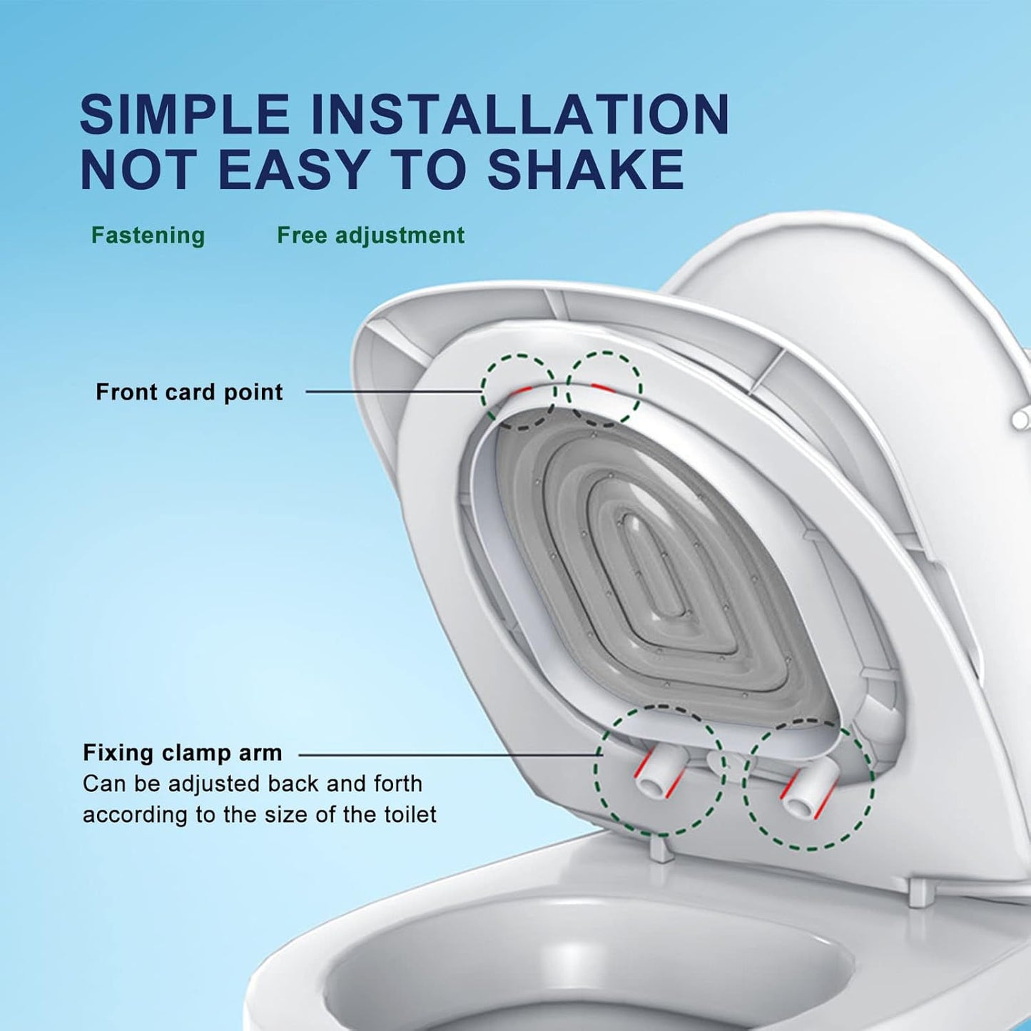 Cat Toilet Training Kit Cat Toilet Trainer Kit for Teach Cat to Use Toilet Cat Toilet Training System Universal Reusable Kitty Toilet Training Kit (White Tray, 1 Gray Inner