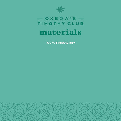 Oxbow Timothy Hay Tunnel, Guinea Pig Hideout, Rabbit & Bunny Tunnel, Edible & Hand-Woven Guinea Pig House, No Wires or String, Small Pet Accessories, for Rabbits, Chinchillas & Rats