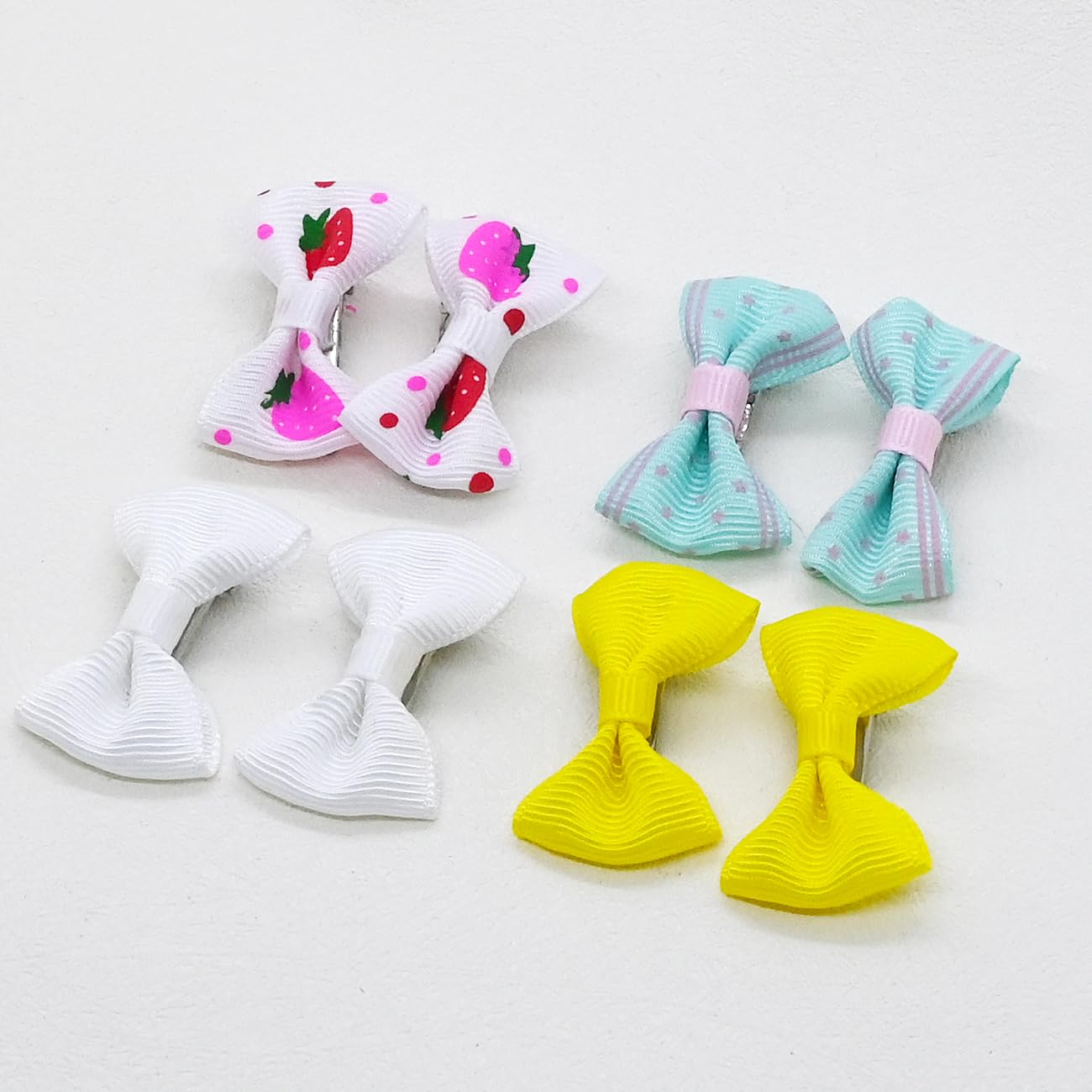 Dog Hair Bows with Clips 2Inch Girl Small Dog Apparel Accessories for Pet Puppy Cat Kitten Rabbit Hair Bows Clips 40PCS
