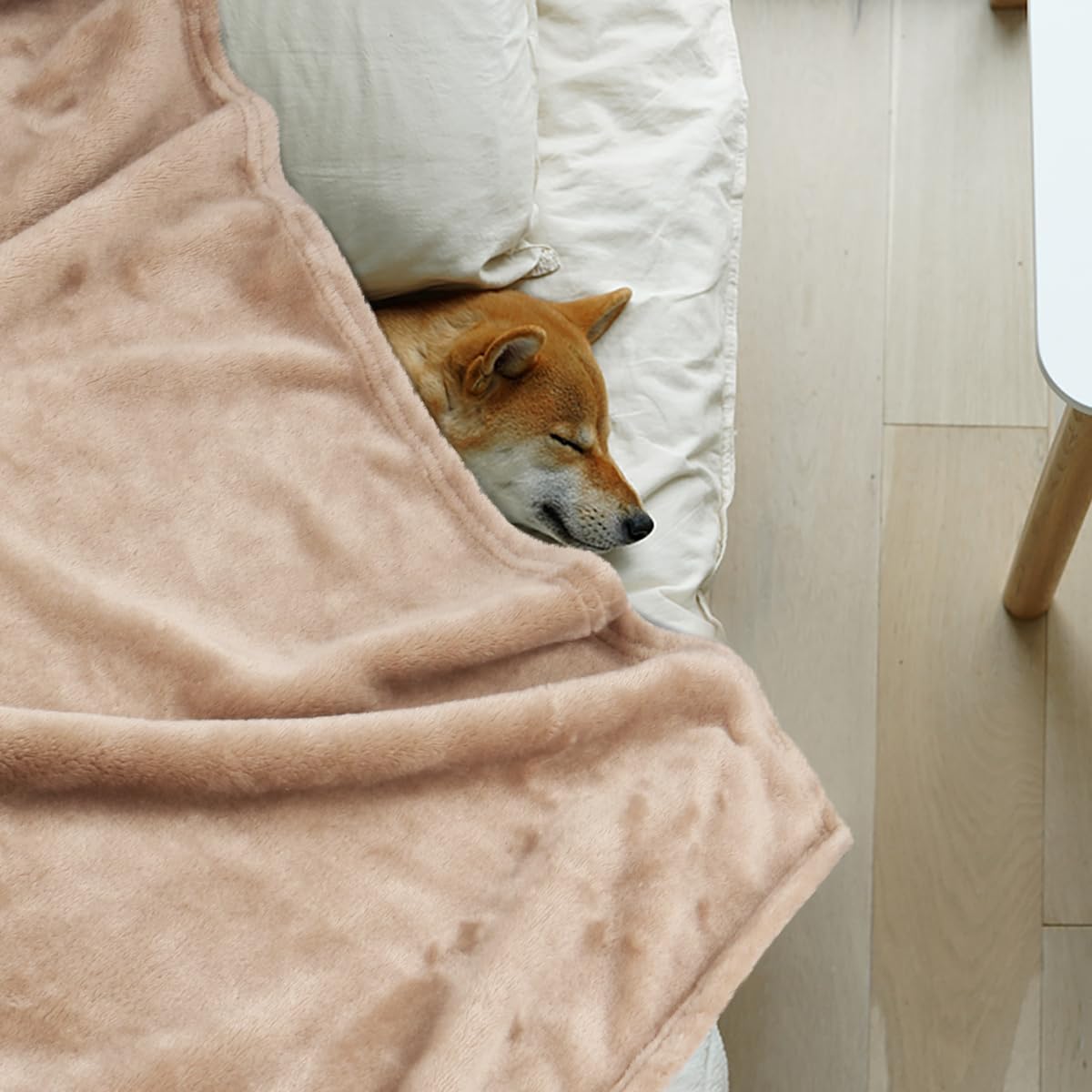 Onarway Dog Blanket Washable for Puppy: 4 Packs Dog Blankets 40”x28” - Fluffy Soft Small Throw for Cat Puppy Kitten Dogs - Fleece Pet Blankets for Bed Sofa Car and Indoor - Grey and Khaki