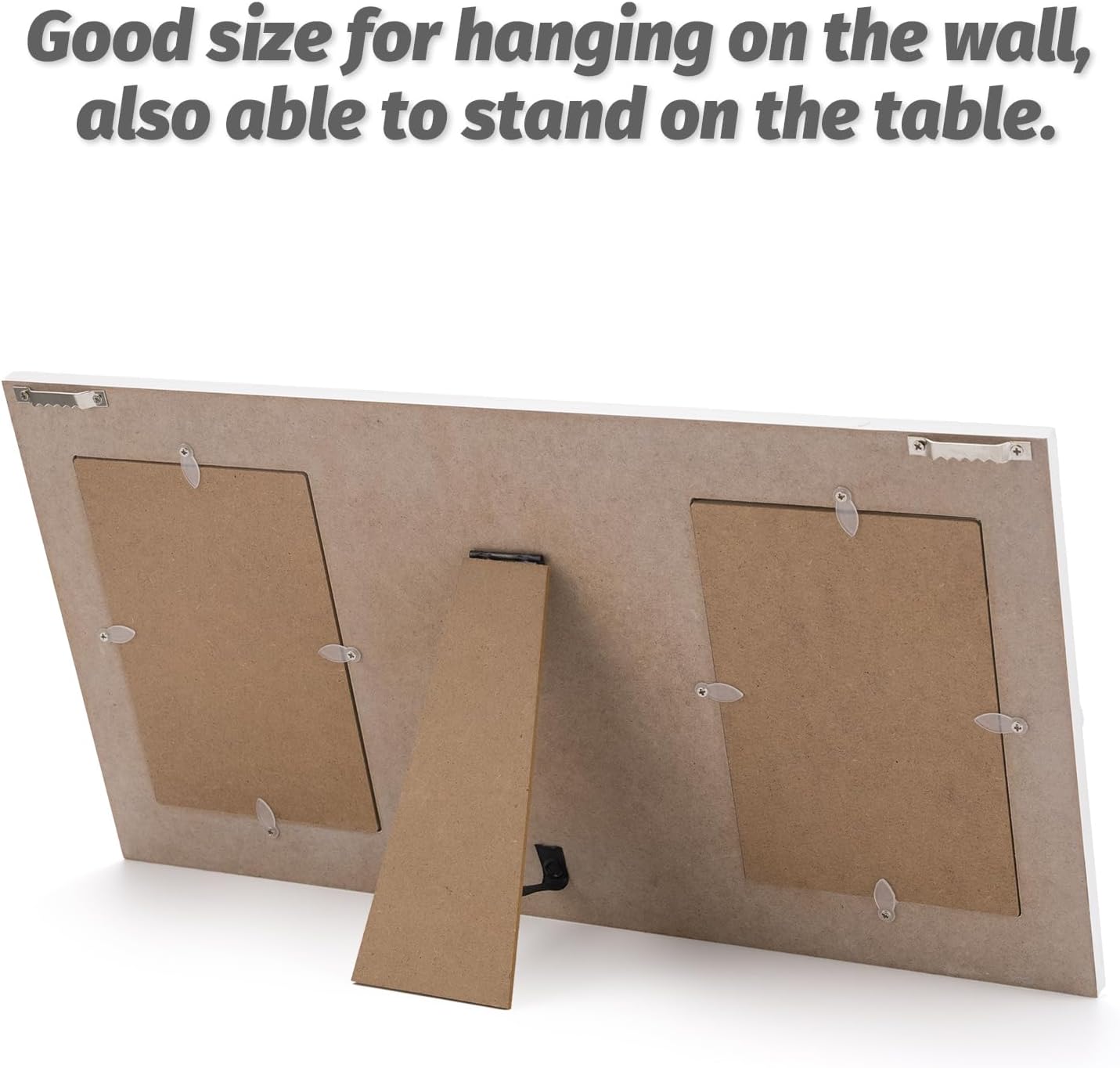 Dog Memorial Gifts for Loss of Dog, Pet Sympathy Gifts for Dogs Cats Owners Pet Memorial Frame for Loss of Dogs, White Pet Remembrance Frame for Double Picture 4×6 IN