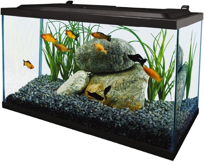 Tetra Aquarium, 10 Gallon, Complete Tropical Fish Tank Kit with LED Lighting for Freshwater Fish