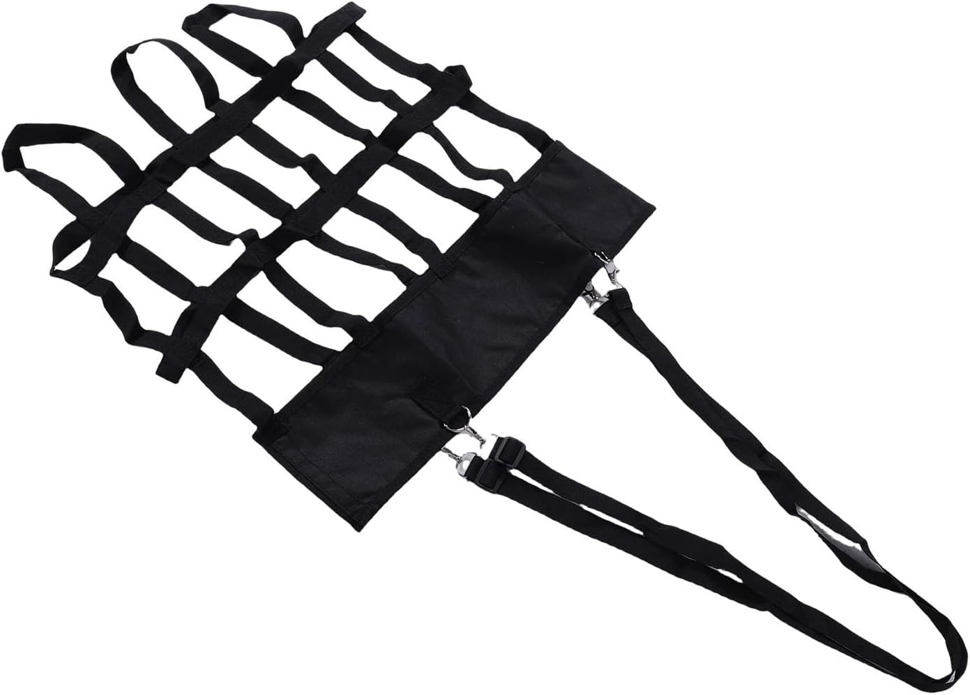 Pssopp Horse Stall Box Fan Holder, Stall & Muck Supplies Strength Safe Hanging Fan Bag for Horse Stable Riding Arenas Ranch Box Holder, Adjustable High Hanging Web