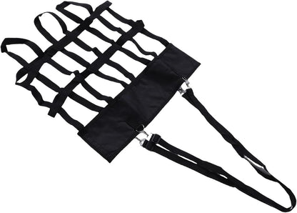 Pssopp Horse Stall Box Fan Holder, Stall & Muck Supplies Strength Safe Hanging Fan Bag for Horse Stable Riding Arenas Ranch Box Holder, Adjustable High Hanging Web