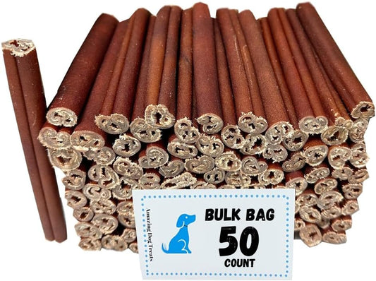 Amazing Dog Treats 6 Inch Collagen Stick - (50 Count)- Collagen Sticks for Dogs - No Hide Dog Bones