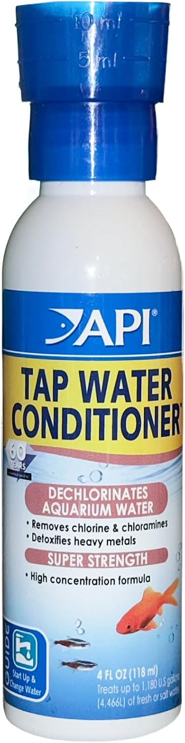 API TAP WATER CONDITIONER Aquarium Water Conditioner 4-Ounce Bottle, TAP WATER COND. 4 OZ