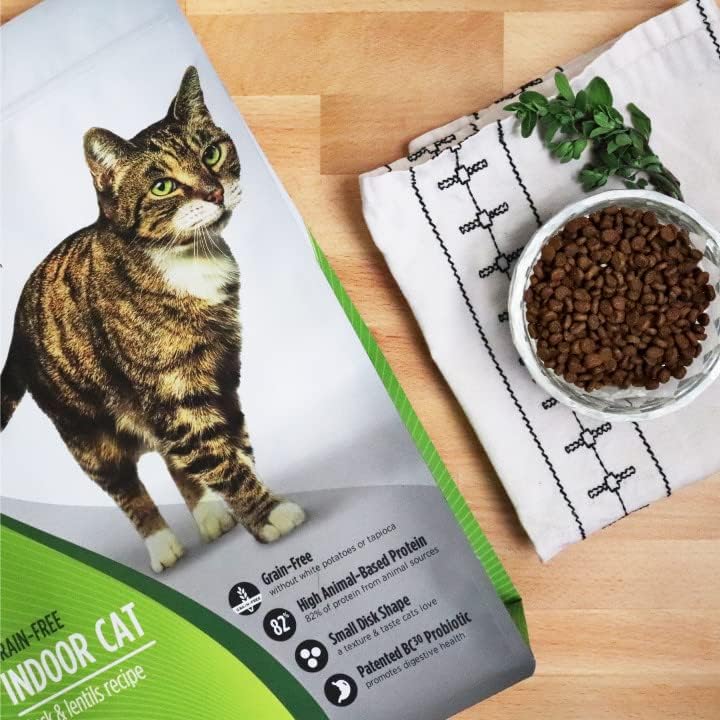 Nulo Freestyle High Protein Indoor Cat Food, Duck & Cod Recipe - Natural Grain-Free Dry Indoor Cat Food with Omega Fatty Acids, & Probiotics, 2 lb Bag