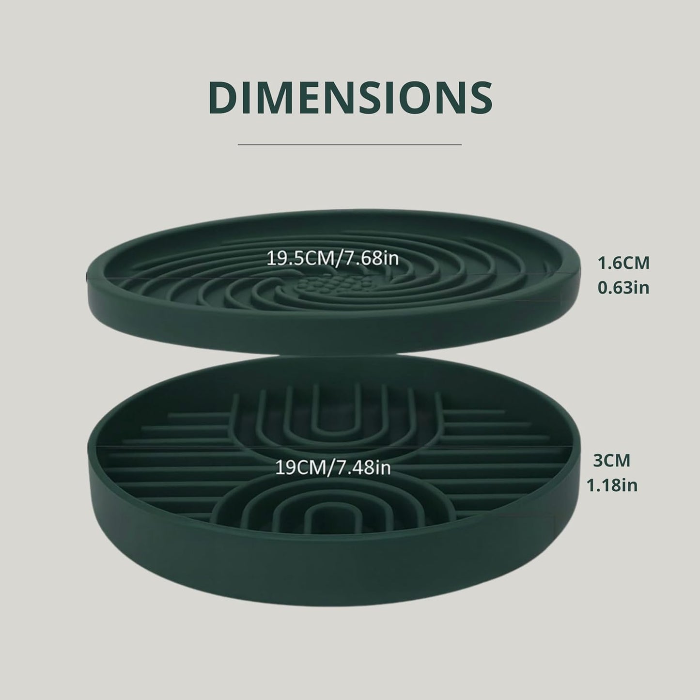The Daily Bond 4-in-1 Dog Feeder – Slow Feeder Base with 3 Interchangeable Lick Mat Lids for Everyday Enrichment & Engagement– BPA-Free, Dishwasher-Safe Design