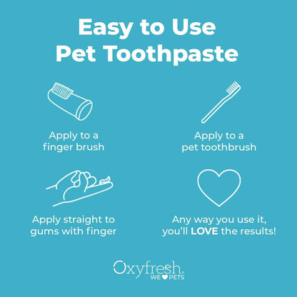 Oxyfresh Premium Cat & Dog Toothpaste - Best Teeth Cleaning Gel Helps Fight Plaque, Tartar and Extreme Bad Cat & Dog Bad Breath - Vet Approved Pet Dental Care Toothpaste - 4oz