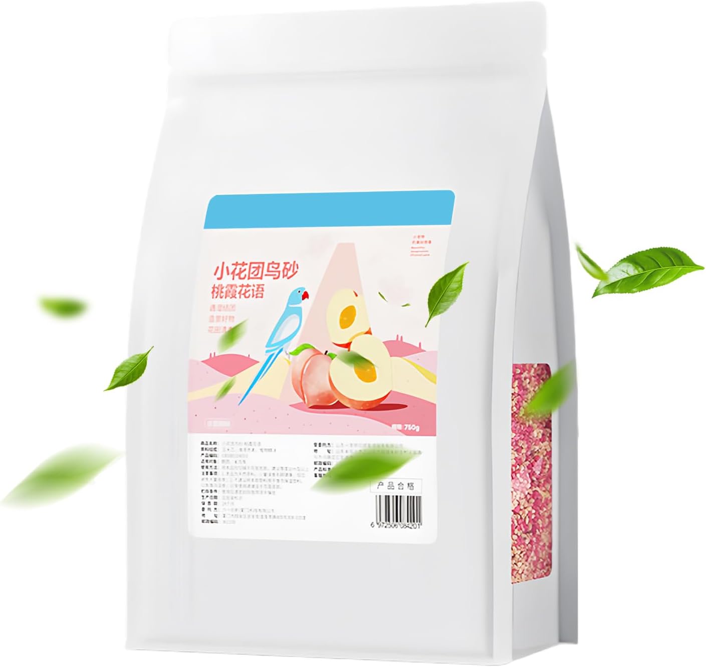 Bird Cage Bedding - Absorbent Nesting Litter for Conure | Natural Crushed Texture with Odor-Neutralizing Minerals & Soft Texture for Parakeet, Cockatoo, Lovebird and Canary