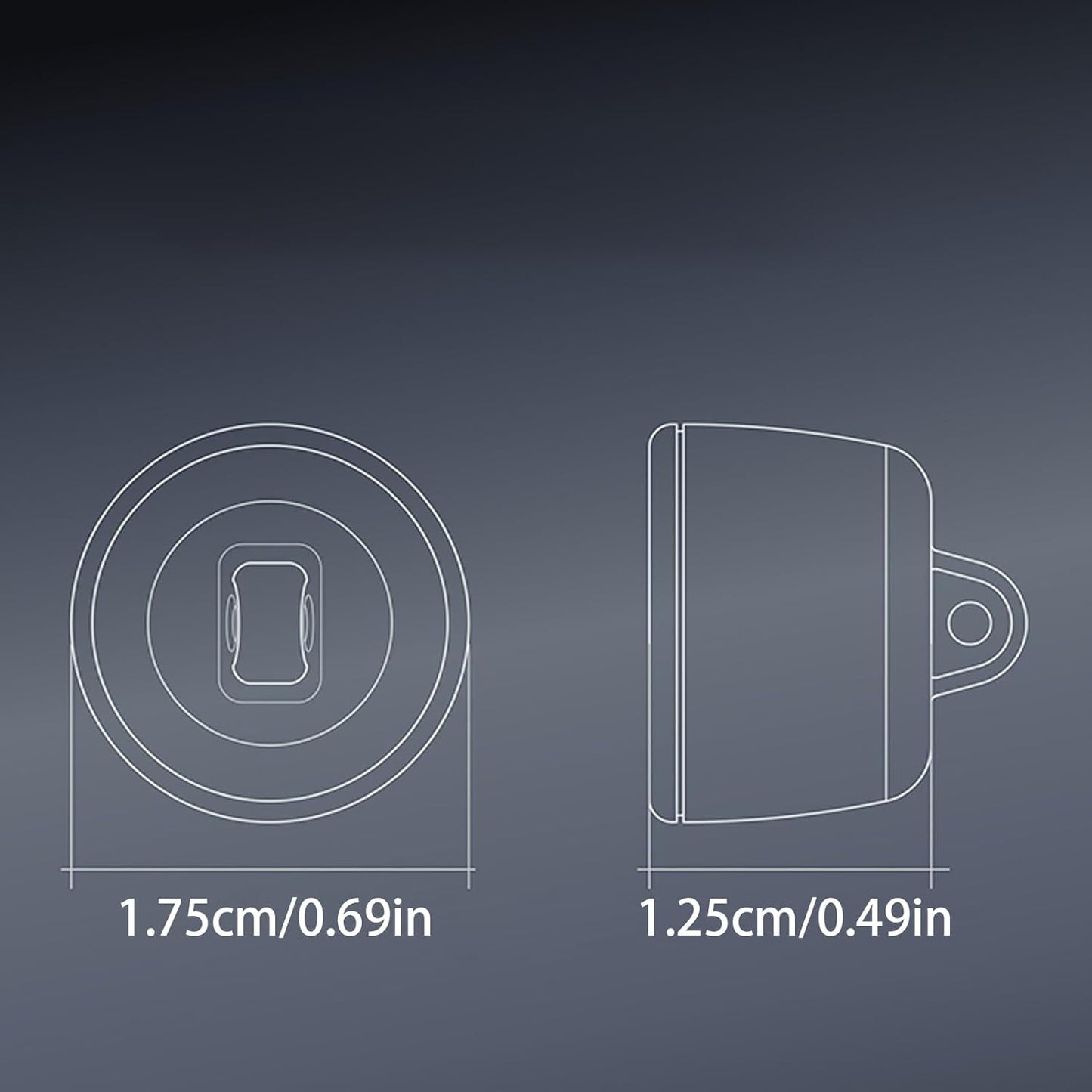 Dog Tracker - Portable Key Finder, Smart Key Locator | Easy Setup Positioning Device for Dog, Backpack, Handbag, Bike, EMP