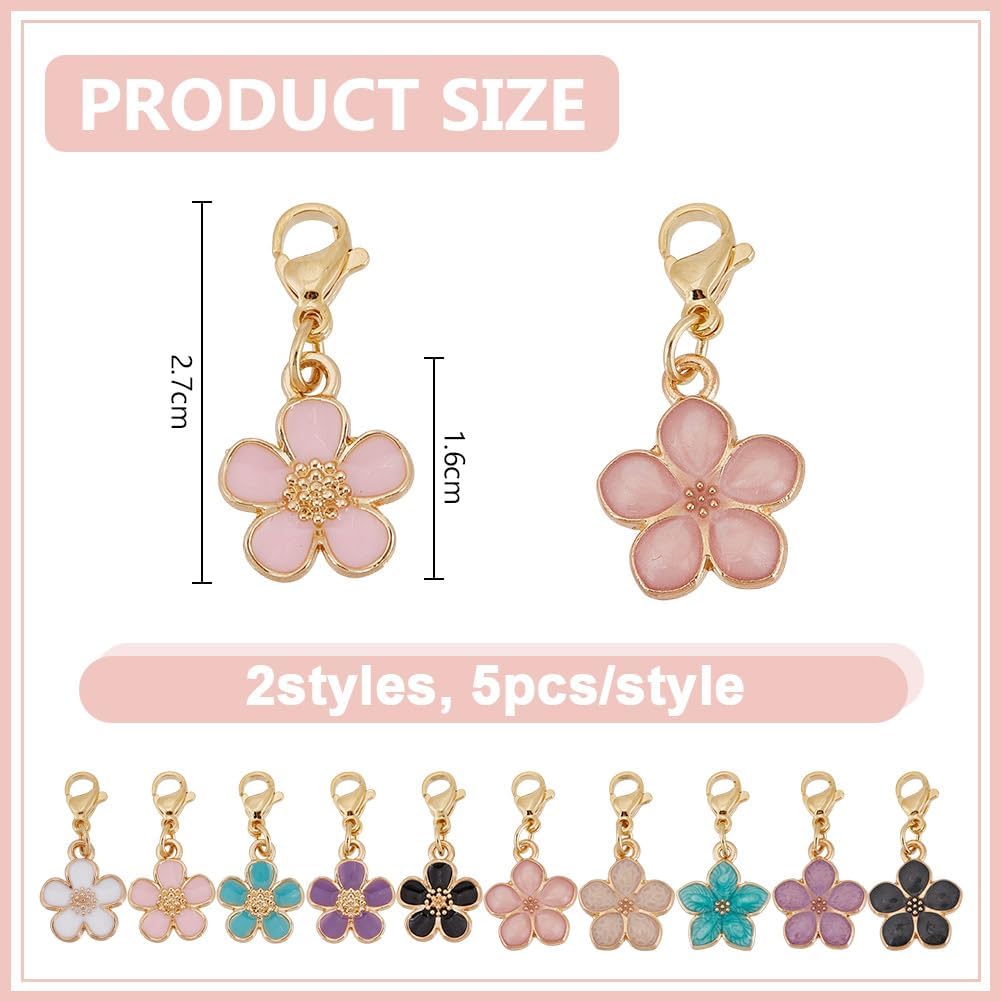 Pets Collar Pendants for Cat Jewelry Pendant Charm with Stainless Steel Clasps for Pet Dog Cat Necklace Collar Accessories Bag Shoelace Decor