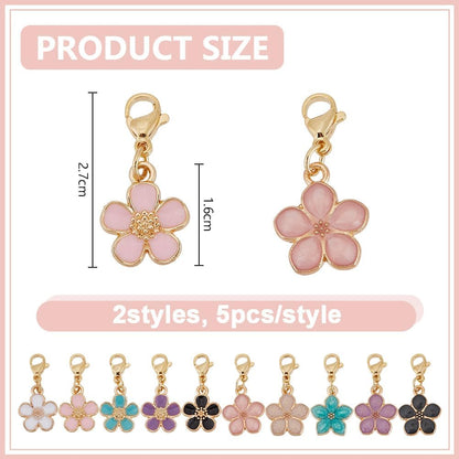 Pets Collar Pendants for Cat Jewelry Pendant Charm with Stainless Steel Clasps for Pet Dog Cat Necklace Collar Accessories Bag Shoelace Decor