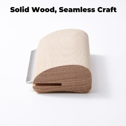 Pug Brushes for Shedding – Wooden Handle Dog Grooming Brush for Short Hair, Gentle Deshedding Tool for Small Breed Dogs, Daily Coat Care Comb for Fawn & Black Pugs at Home