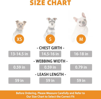 KOOLTAIL Small Dog Harness and Leash Set, Step in No Pull Soft Mesh Padded Pet Vest Harness Collar for Extra Small Size Dogs Cats Boy Girl, Breathable & Lightweight Plaid Puppy Harness, Pink XS