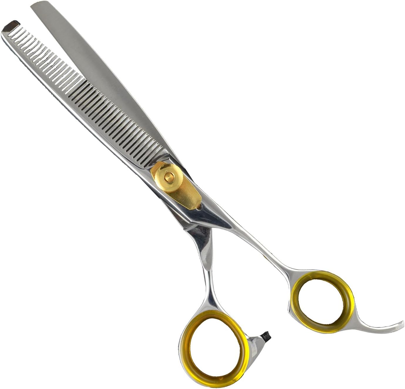 Professional Cat and Dog Grooming Scissors 6.5" 42-Tooth heavy-duty Thinning Scissors for Dogs and Cats, 440c Japanese Steel Comfortable Long-Lasting Sharpness for Years
