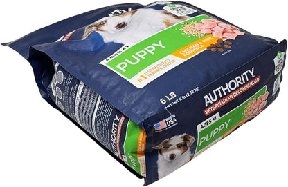 Authority Puppy Chicken and Rice Dry Dog Food, 6 Pound Bag