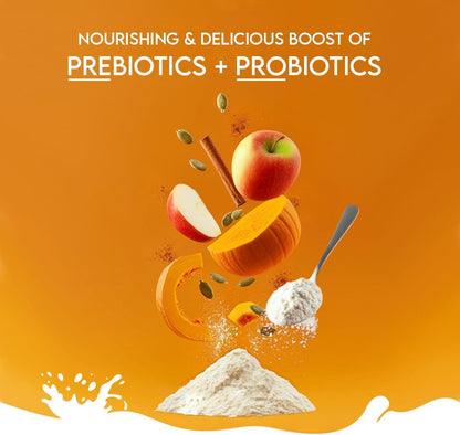 Pawfect Nature's Sip Goat Milk Powder with Pumpkin, Apple, Cinnamon & Pumpkin Seeds| Easily Digestible| Pre & Probiotics| Healthy Topper| Hydration Support| 24 Scoops| (120g/4.23oz)