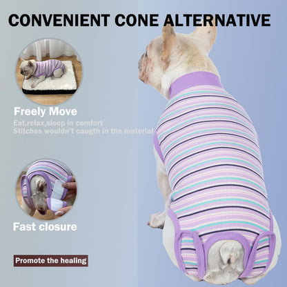 Sebdtico Recovery Suit for Dogs,Dog Surgery Suit Female Spay,Soft Dog Onesie for Surgery Female,Dog Cone Alternative Surgical Recovery Suit Female,Abdominal Wounds Licking Anti Suit for Dogs