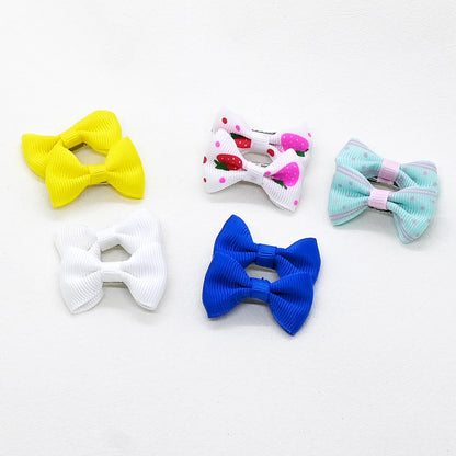Dog Hair Bows with Clips 2Inch Girl Small Dog Apparel Accessories for Pet Puppy Cat Kitten Rabbit Hair Bows Clips 40PCS