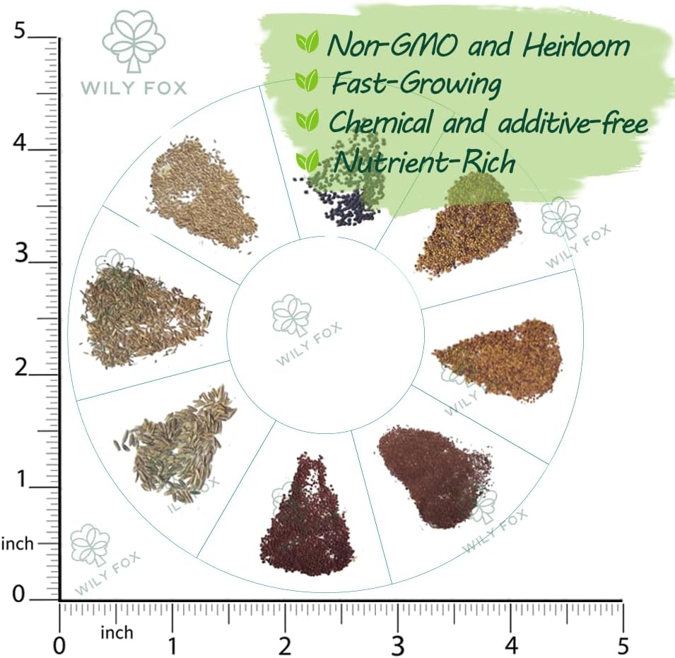 Premium Aquarium Plant Seeds for Planting – 13,000+ Live Mixed Seeds, 8 Varieties – Easy-to-Grow Aquatic Greenery for Lush, Vibrant Fish Tanks