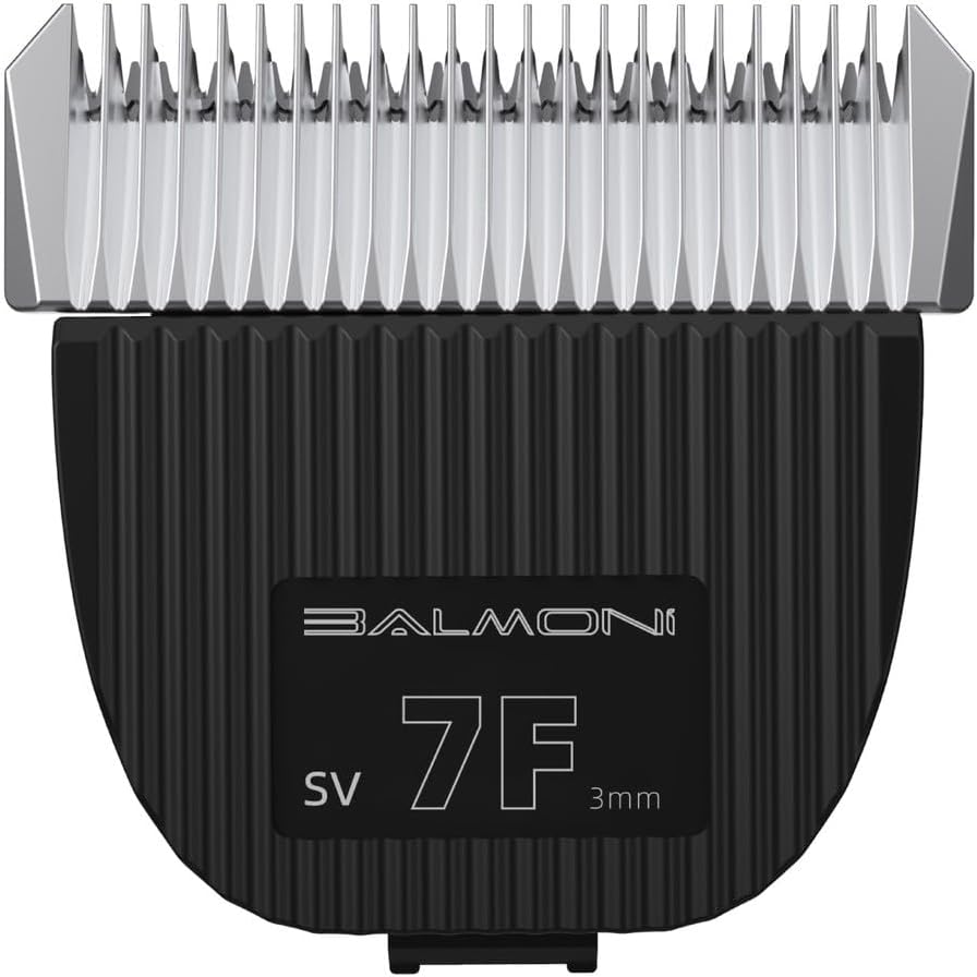 Detachable 7F Clipper Blade Macaroon Series – 3mm (1/8") Cutting Length, Built-in Guide Comb Effect, Stainless Steel Edge, Not Compatible with 5-in-1 Clippers