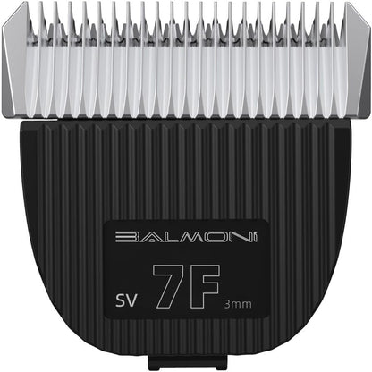 Detachable 7F Clipper Blade Macaroon Series – 3mm (1/8") Cutting Length, Built-in Guide Comb Effect, Stainless Steel Edge, Not Compatible with 5-in-1 Clippers