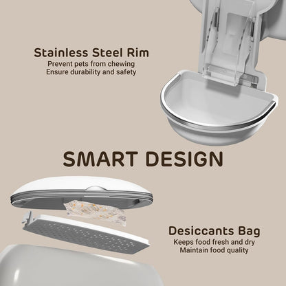 iPettie Smart WiFi Hanging Cage Feeder for Rabbits, Cats, Dogs & Hamsters - Perfect for Pet Stores, Remote & Portion Control, Timed Feeding, 62oz Capacity, Compatible with 5-30mm Dry Food