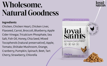 [3-Pack Variety] Freeze Dried Raw Dog Food - Premium Chicken Beef and Turkey Flavor with High Protein & Grain Free Dog Food for Small or Large Breed Pick Eaters. Meal, Topper or Treats